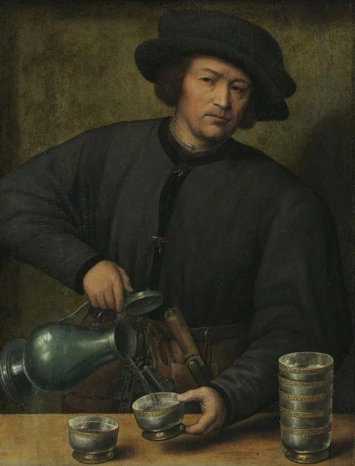 포도주 따르는 사람의 초상화 - Joos van Cleve