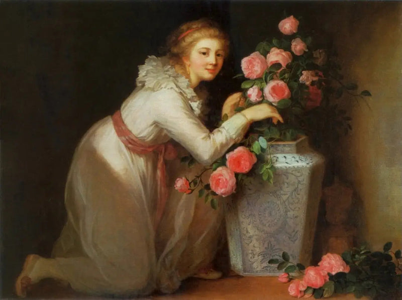 꽃다발을 들고 있는 여성 초상화 - 엘리자베스 비제 르 브뤼느

Source:
Portrait d'une dame faisant un bouquet. - Élisabeth Vigée Le Brun
