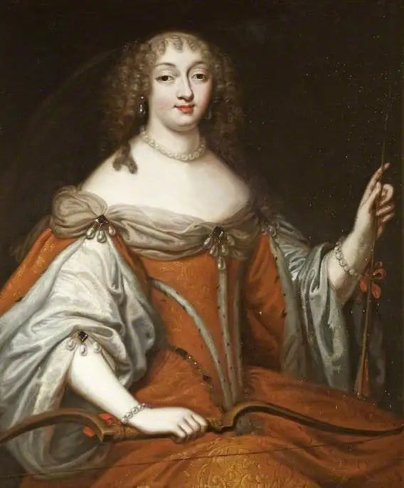 여성 초상화 (아마도 앙리에타 앤 스튜어트, 1644–1670, 오를레앙 공작부 또는 마리 맨치니, 1646–1714, 콜로나 공주) - 피에르 미뉴아르