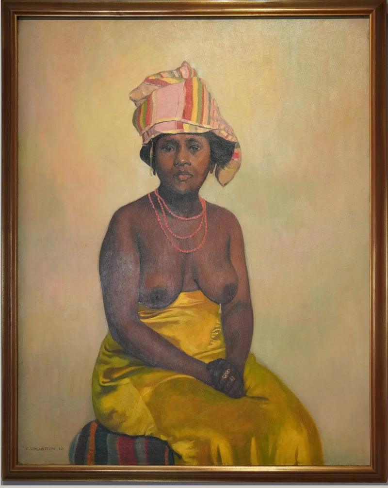 아프리카 여성의 초상 - 펠릭스 발로통

Source:
Portrait d'une femme africaine - Félix Vallotton