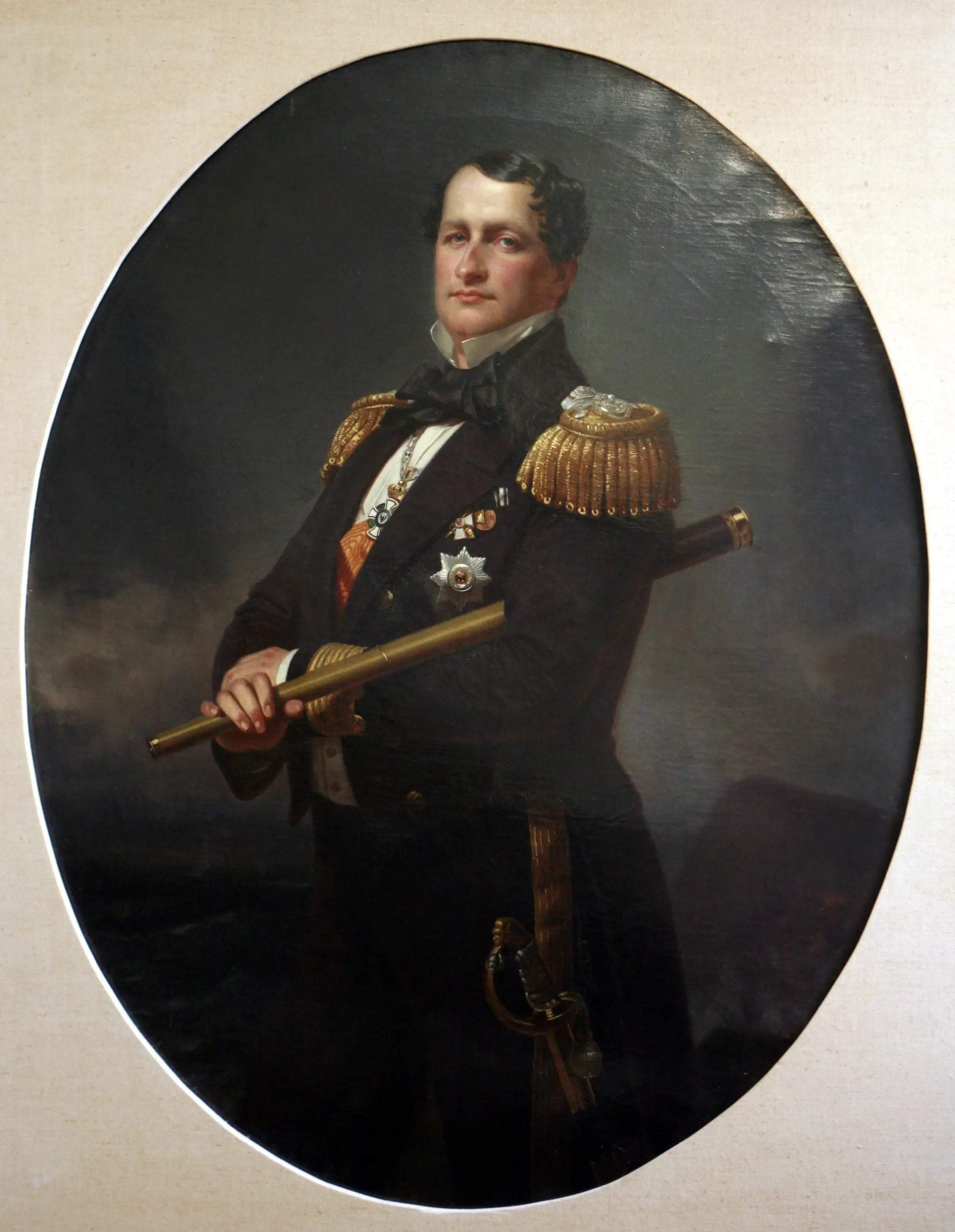 Portrait d’amiral - Franz Xaver Winterhalter - Alpha Reproduction