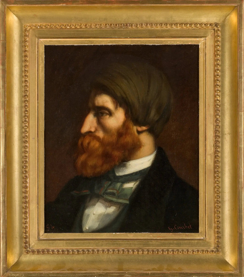 브뤼야스 초상화 측면, 1854 - 구스타브 쿠르베