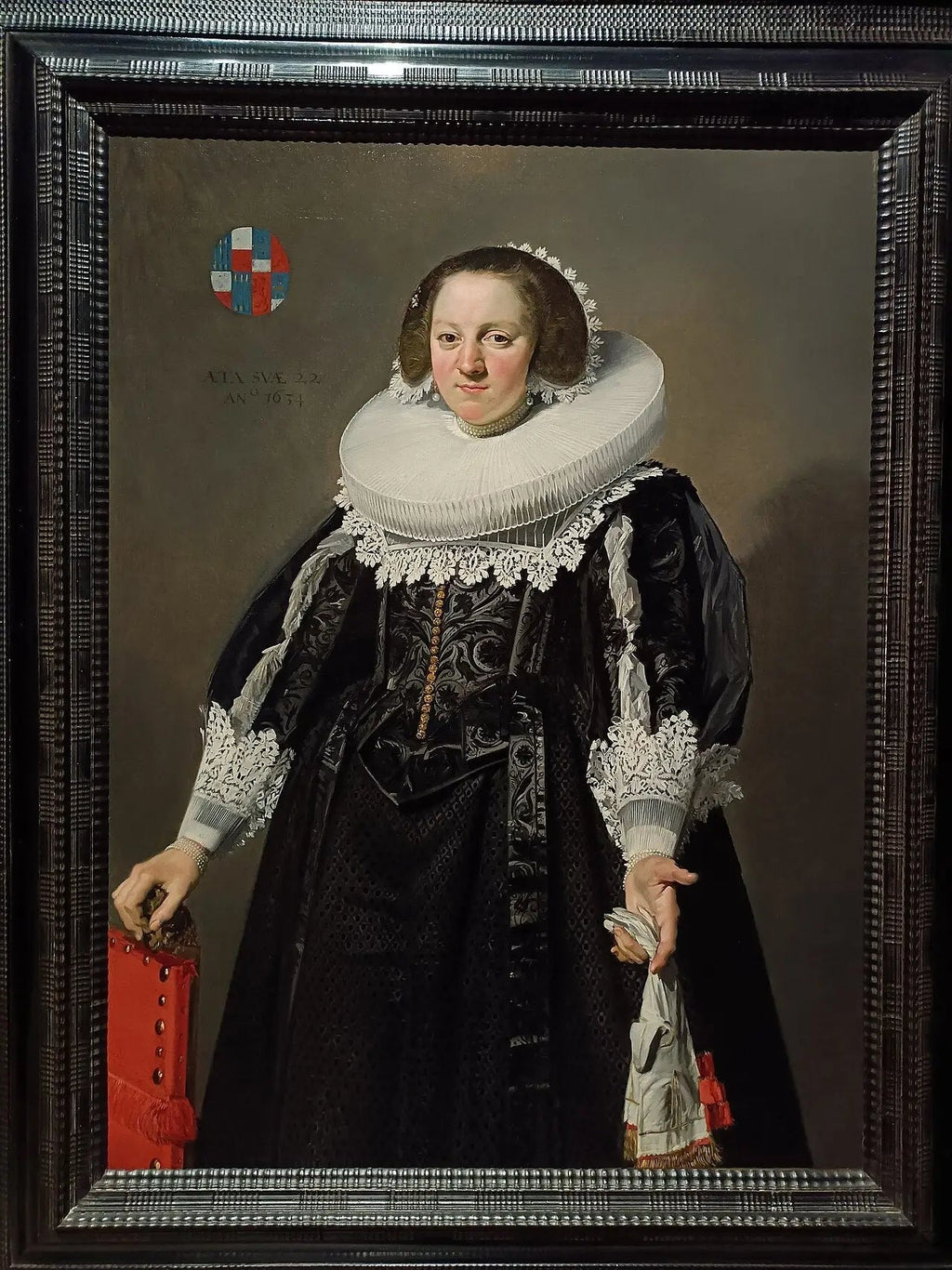 Portrait de Catharina Brugman - Frans Hals image 2 copie de tableau peinte à la main