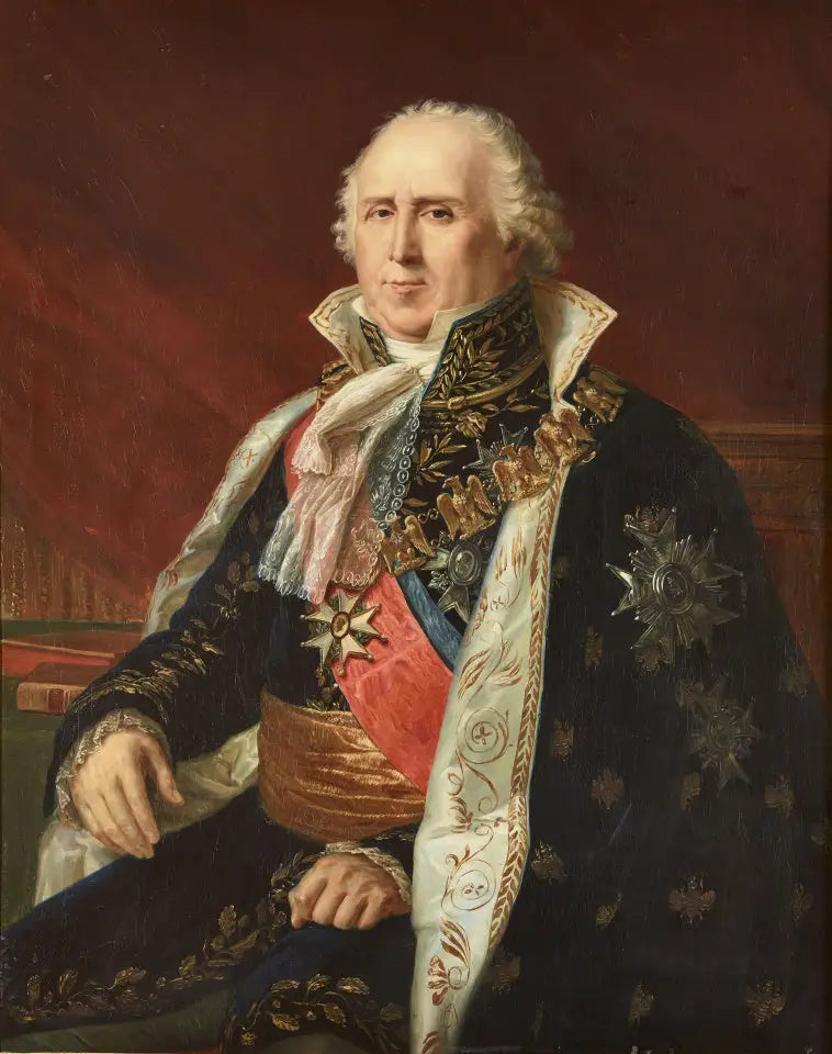 샤를 프랑수아 르브랑 공작의 초상화 (1739-1824), 제국의 대재무관 - 프랑수아 제라르

Source:
Portrait de Charles-François Lebrun, duc de Plaisance (1739-1824), archi-trésorier de l'Empire - François Gérard