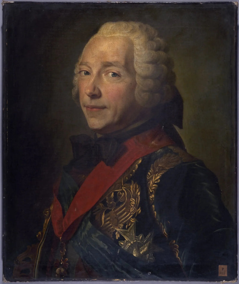 찰스-루이-오귀스트 푸케, 벨-아일 공작(1684-1761), 프랑스 원수 - 모리스-쿠탱 드 라 투르