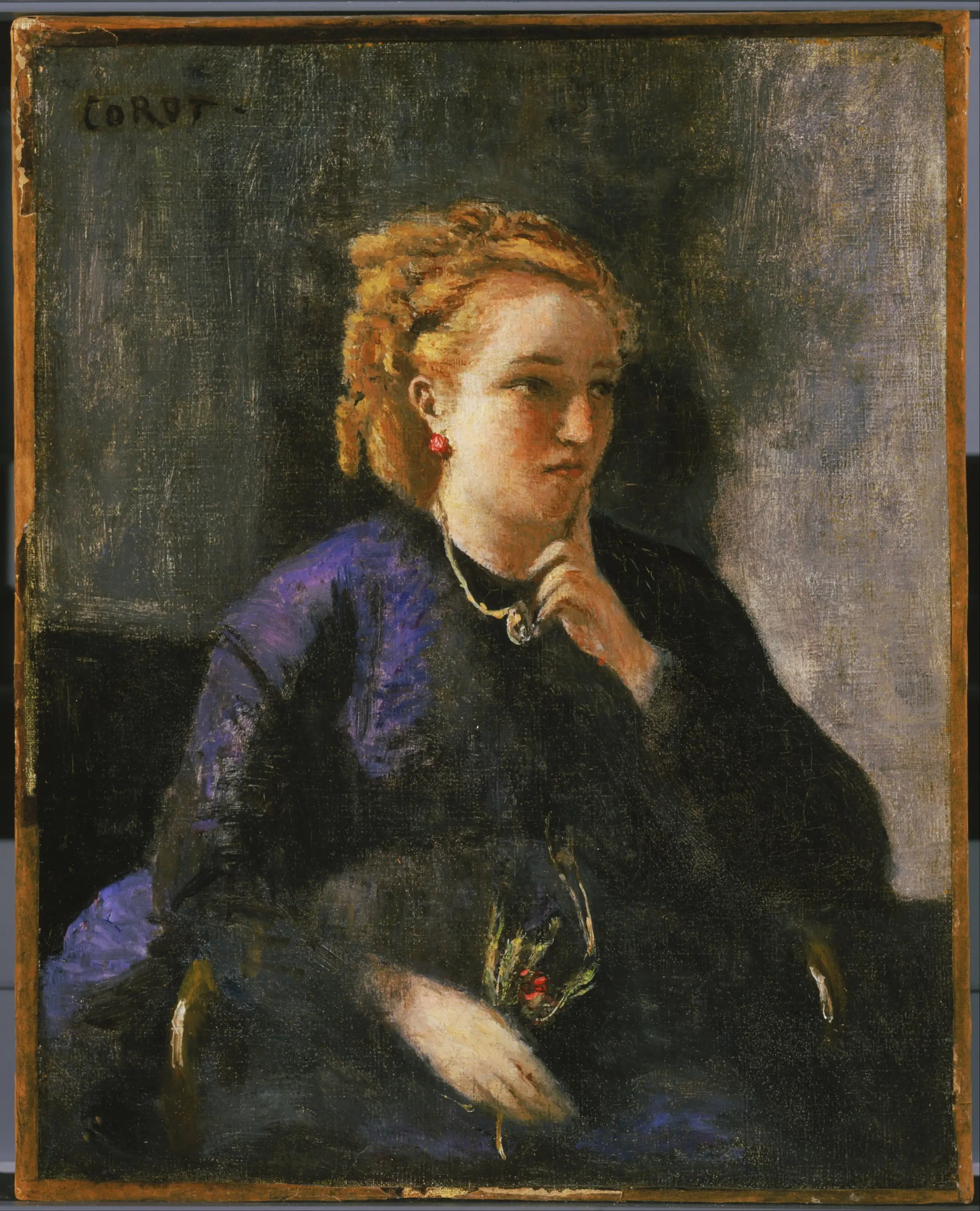 Portrait de femme - Jean-Baptiste Camille Corot - Alpha Reproduction