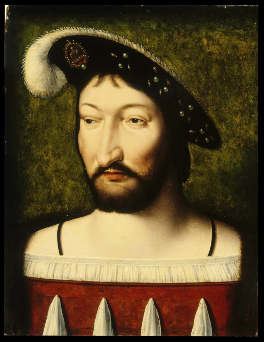 프랑스 왕 프랑수아 1세 초상화 - Joos van Cleve