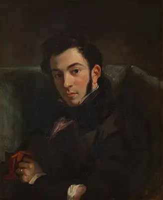 Portrait de Frédéric Villot - Eugène Delacroix image 1 copie de tableau peinte à la main