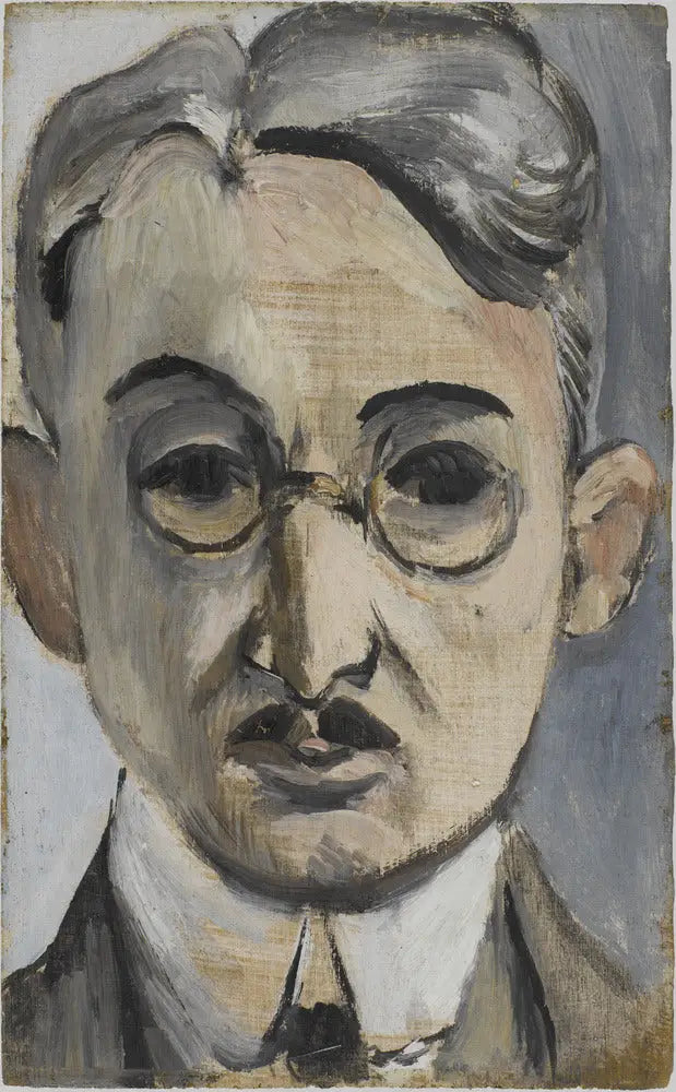 Reproduction du tableau « Portrait de Georges Besson à lunettes - Henri Matisse » par Alpha Reproduction en peinture à l’huile