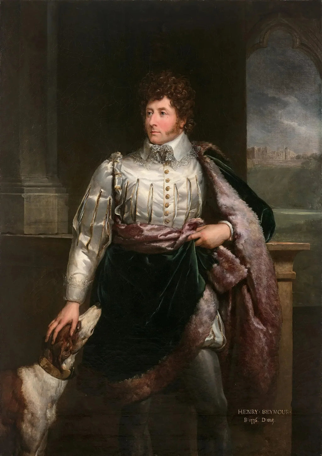 Portrait de Henry Seymour - François Gérard image 3 reproduction réalisée par Alpha Reproduction