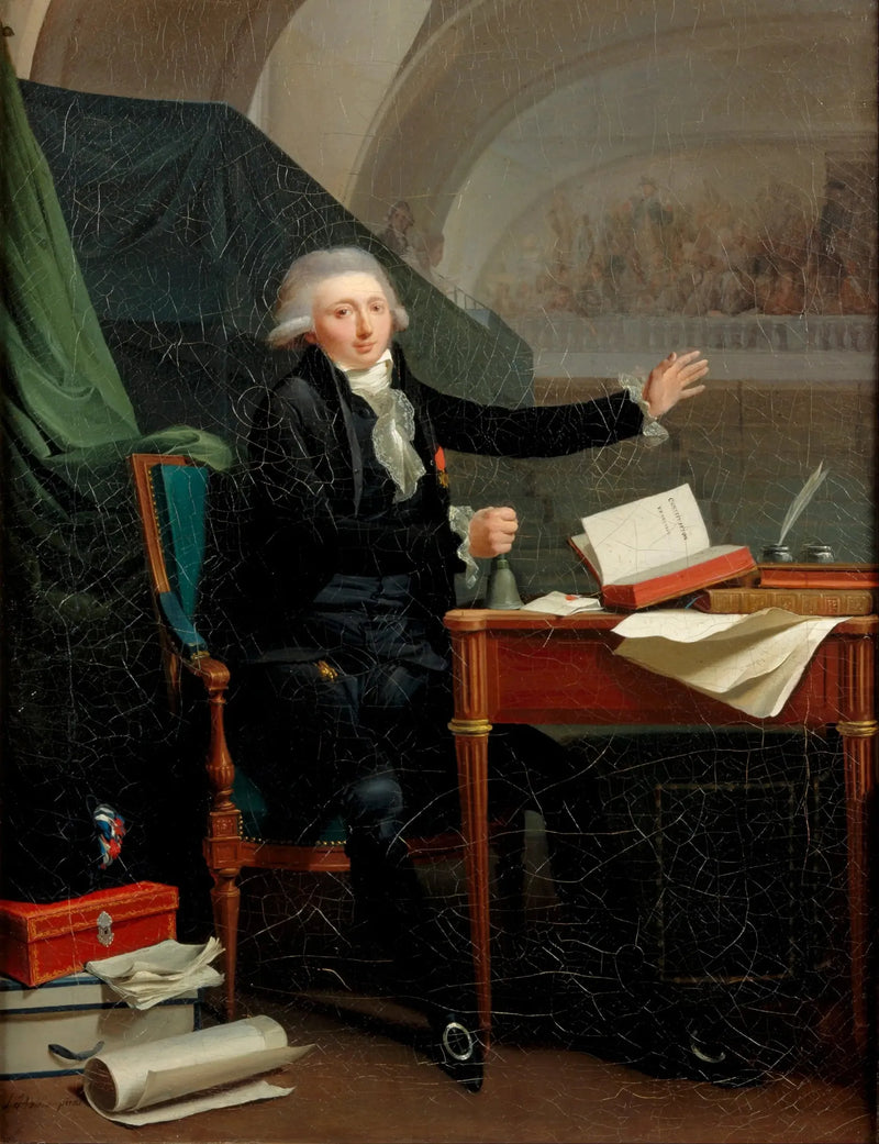 Jan Anthony d'Averhoult 초상화 (1756-1792) - Louis-Léopold Boilly