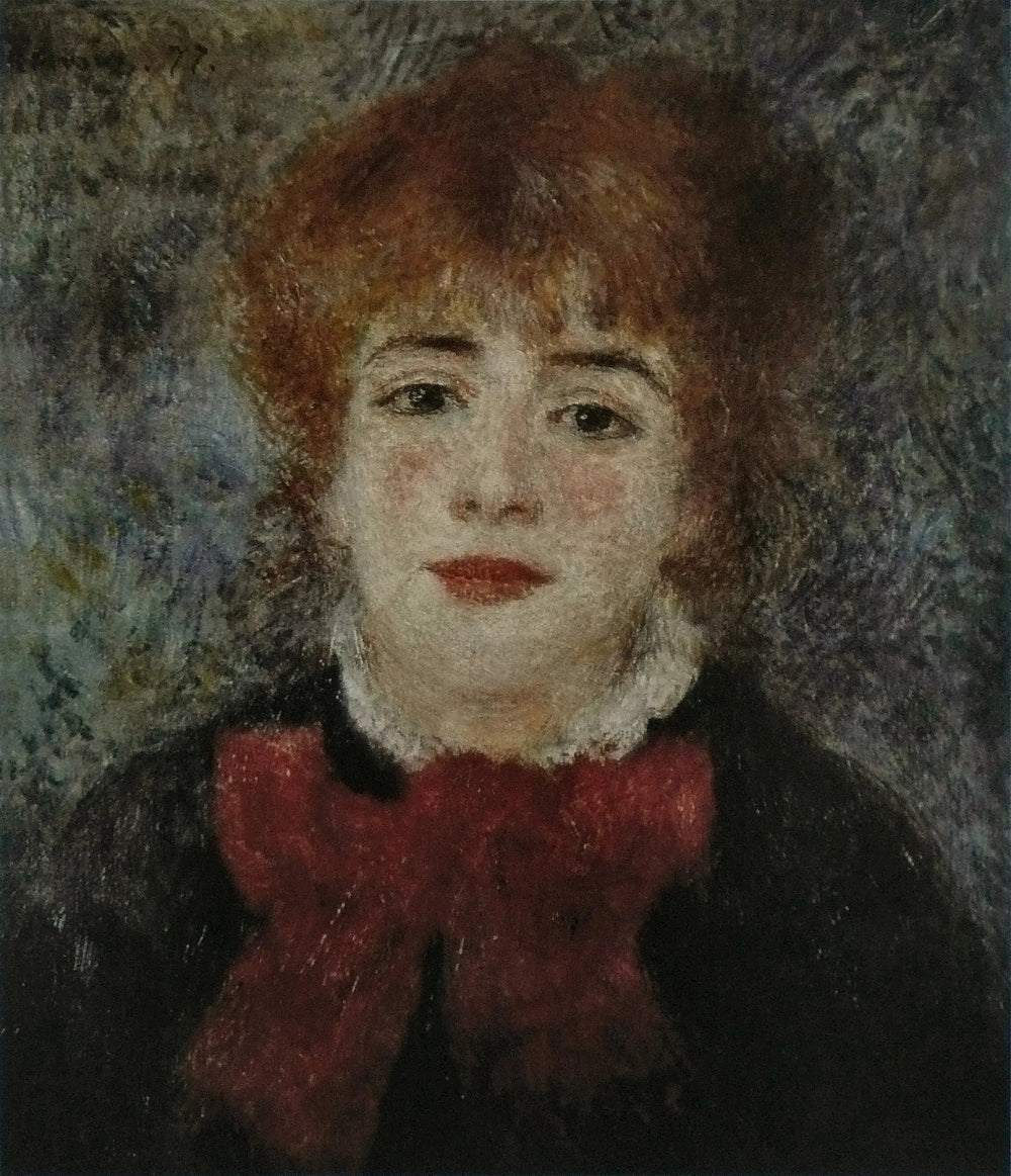 Portrait de Jeanne Samary - Pierre-Auguste Renoir image 1 reproduction d’œuvre d’art à l’huile