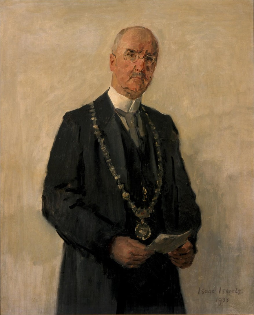 요하키무스 피터 폭케마 안드레아이 초상화 (1879-1949), 위트레흐트 시장 - 이삭 이스라엘스