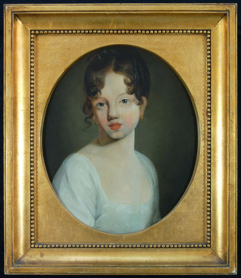12세의 Johanna Maria Verbeek 초상화 - Ary Scheffer