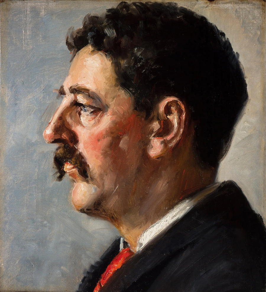 Portrait de John H. Brøndum - Michael Peter Ancher