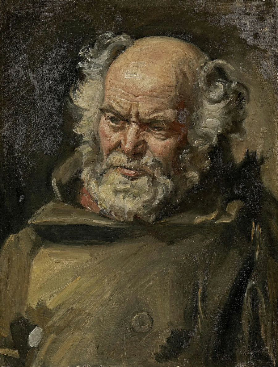Portrait de Josef Bonatzi. - Michael Peter Ancher