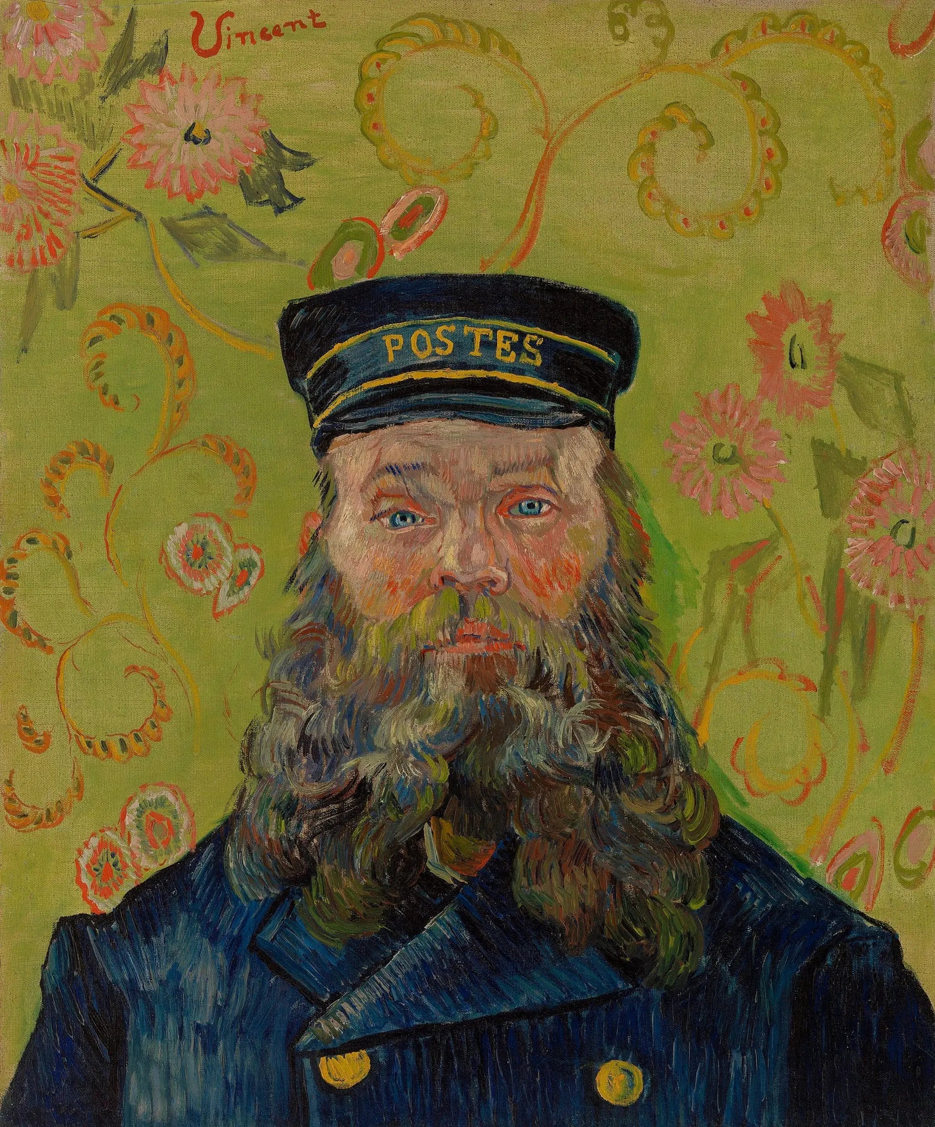 Portrait de Joseph Roulin - Vincent van Gogh image 1 reproduction de peinture à l’huile