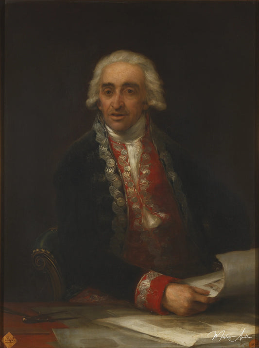 Portrait de Juan de Villanueva - Francisco de Goya - Reproductions de tableaux et peintures haut de gamme