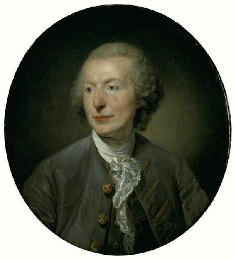 루이 구제노 신부 초상화 - 장 바티스트 그뢰즈