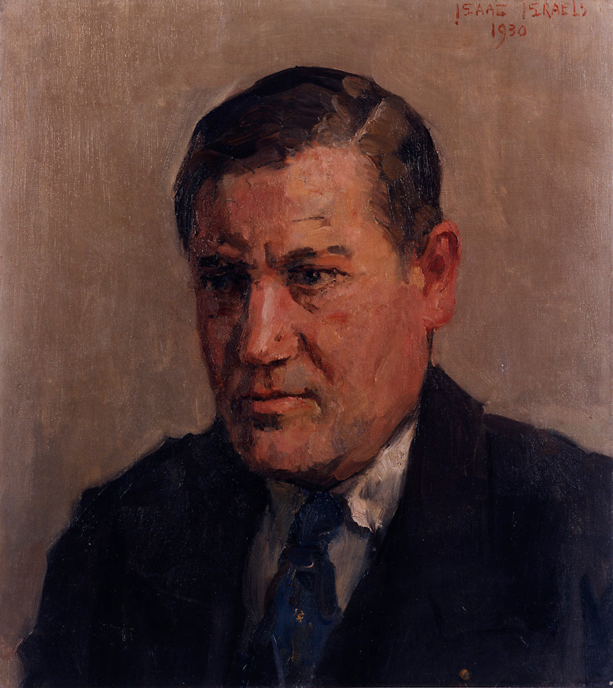 Portrait de l'architecte Jan Wils (1891-1972) - Isaac Israëls image 1 copie de tableau peinte à la main