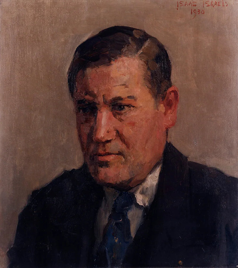 건축가 Jan Wils(1891-1972)의 초상화 - Isaac Israëls