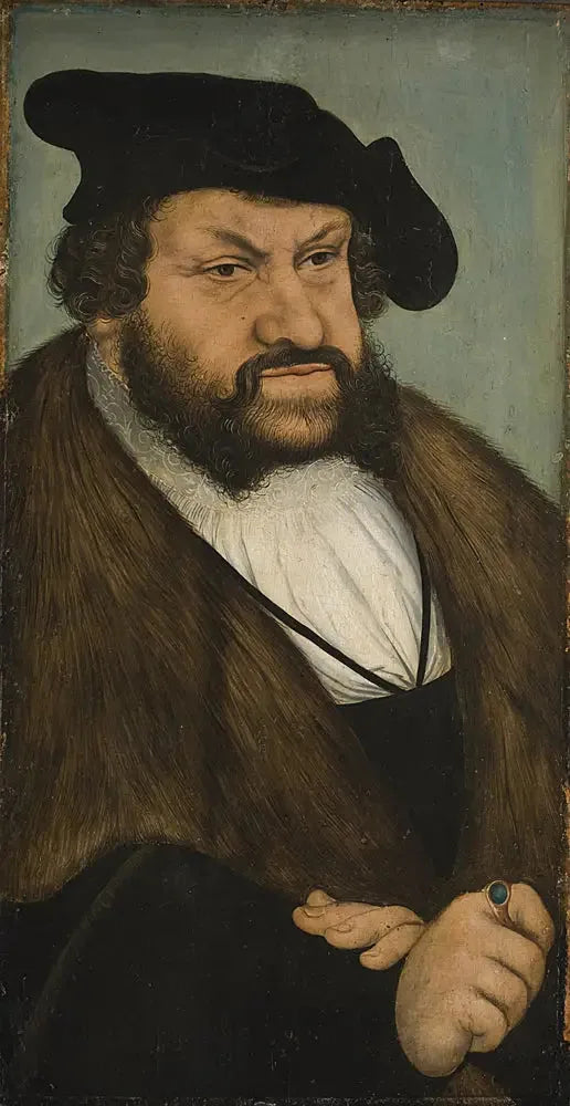 작센의 투표자 장 르 콘스탕트 초상화 (1468-1532) - 루카스 크라나흐 대가
