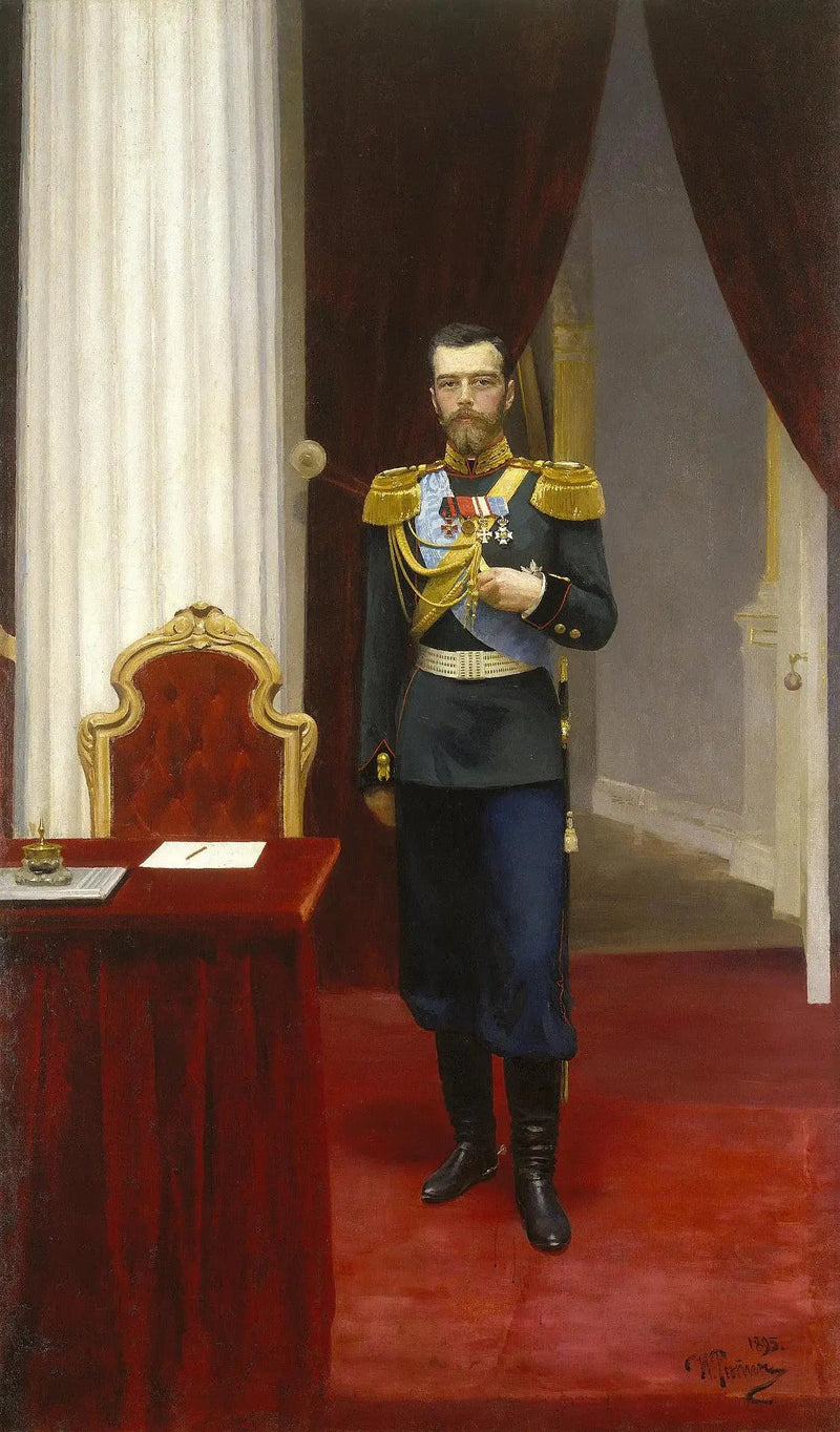 니콜라이 2세 황제의 초상화 - 일리야 레핀

Source:
Portrait de l'empereur Nicolas II - Ilya Repin