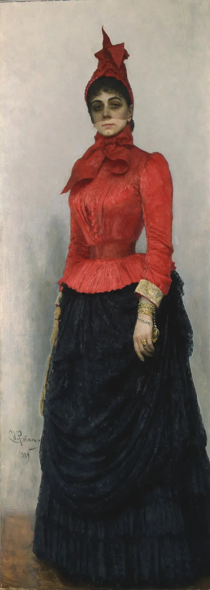 바론느 V.I. 이스쿨 폰 힐덴반트의 초상화 - 일리아 레핀

Source:
Portrait de la baronne V.I. Ikskul von Hildenbandt - Ilya Repin