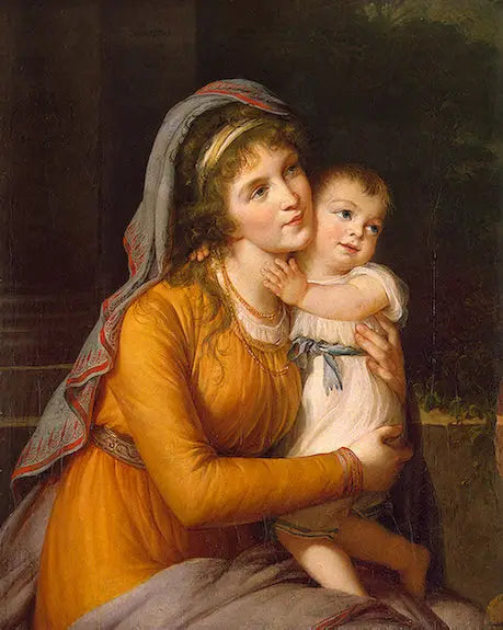 안나 스트로가노바 백작 부인과 그녀의 아들 - 엘리자베스 비제 르 브뤼느

Source:
Portrait de la comtesse Anna Stroganova avec son fils - Élisabeth Vigée Le Brun