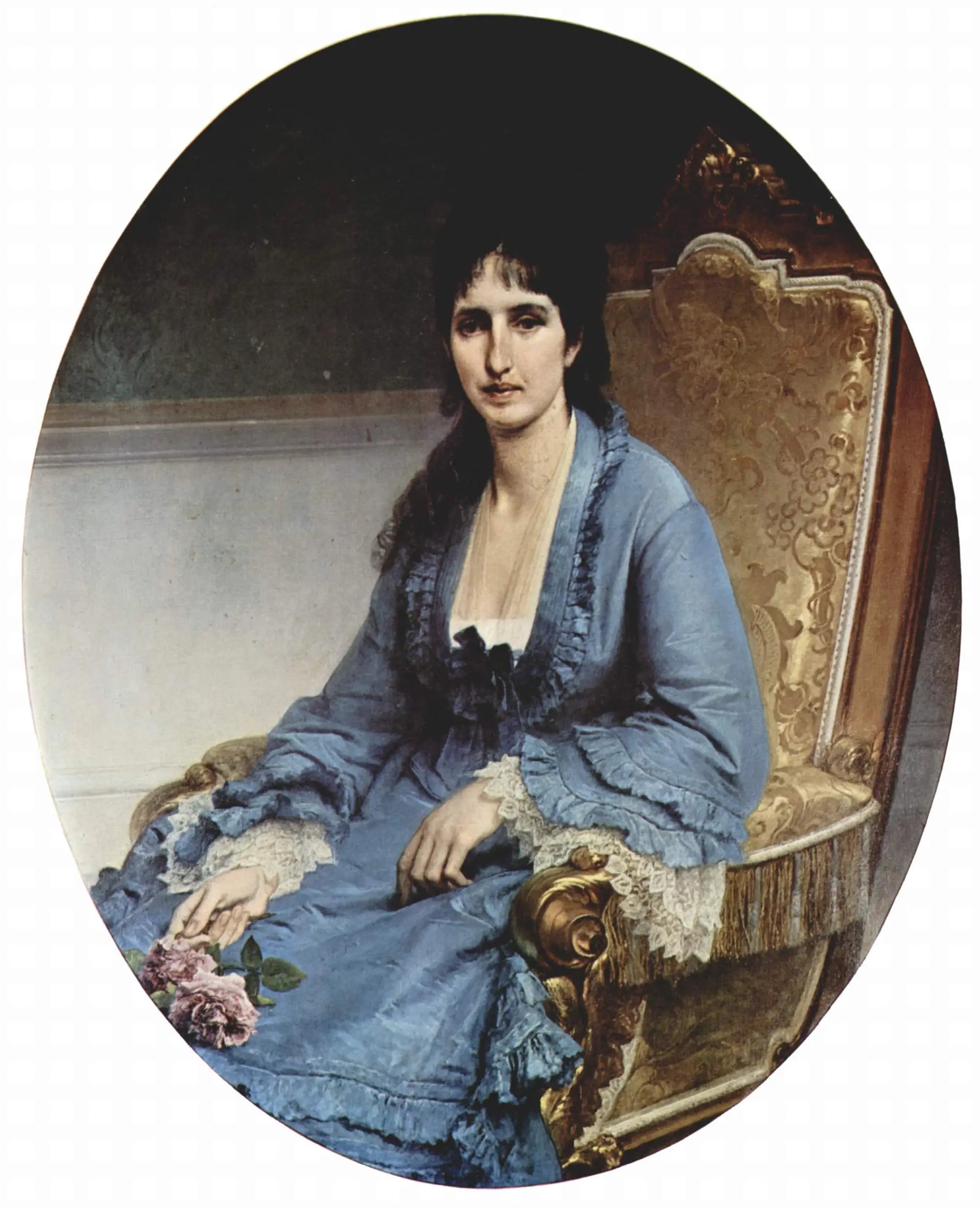Portrait de la comtesse Antonietta Negroni Prati Morosini - Francesco Hayez - Alpha Reproduction