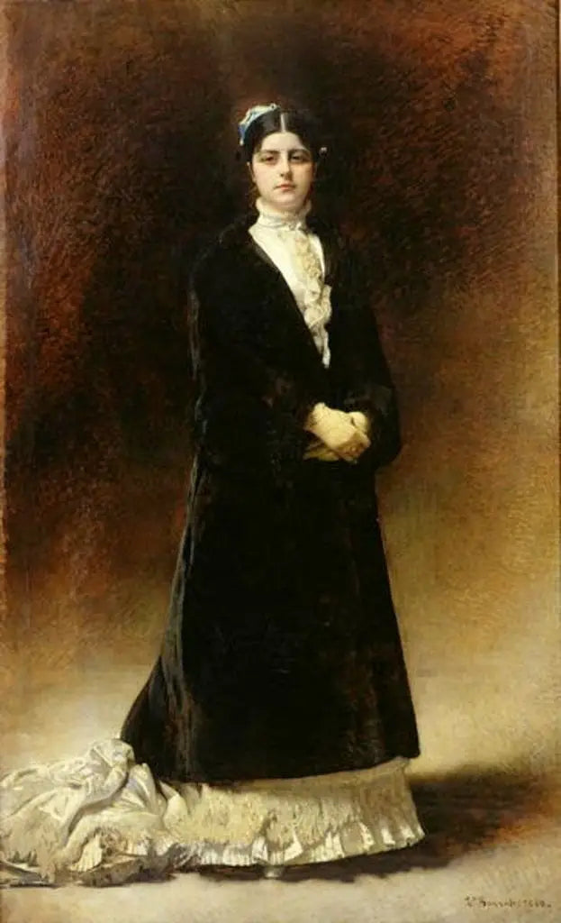 Portrait de la comtesse Emanuella Pignatelli Potocka - Léon Bonnat - Alpha Reproduction