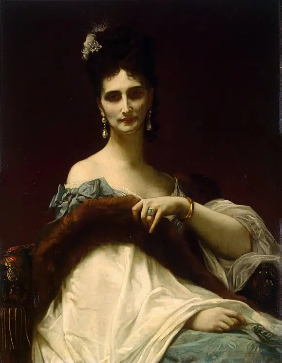 콜레 백작 부인 초상화 (본명 마리아 리즈니히) - 알렉상드르 카바넬

Source:
Portrait de la comtesse de Koller (née Maria Riznich) - Alexandre Cabanel