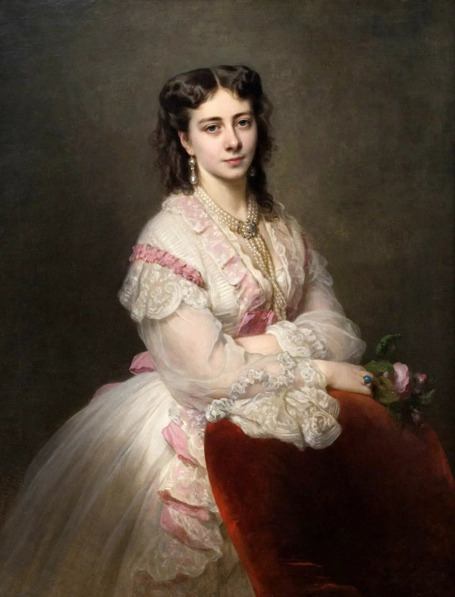 프랑스 Xaver Winterhalter의 마리 브라니카 백작 부인 초상화 [본명: 사피에 공작부인]

Source:
Portrait de la comtesse Marie Branicka de Bialacerkiew [née princesse Sapieha] - Franz Xaver Winterhalter