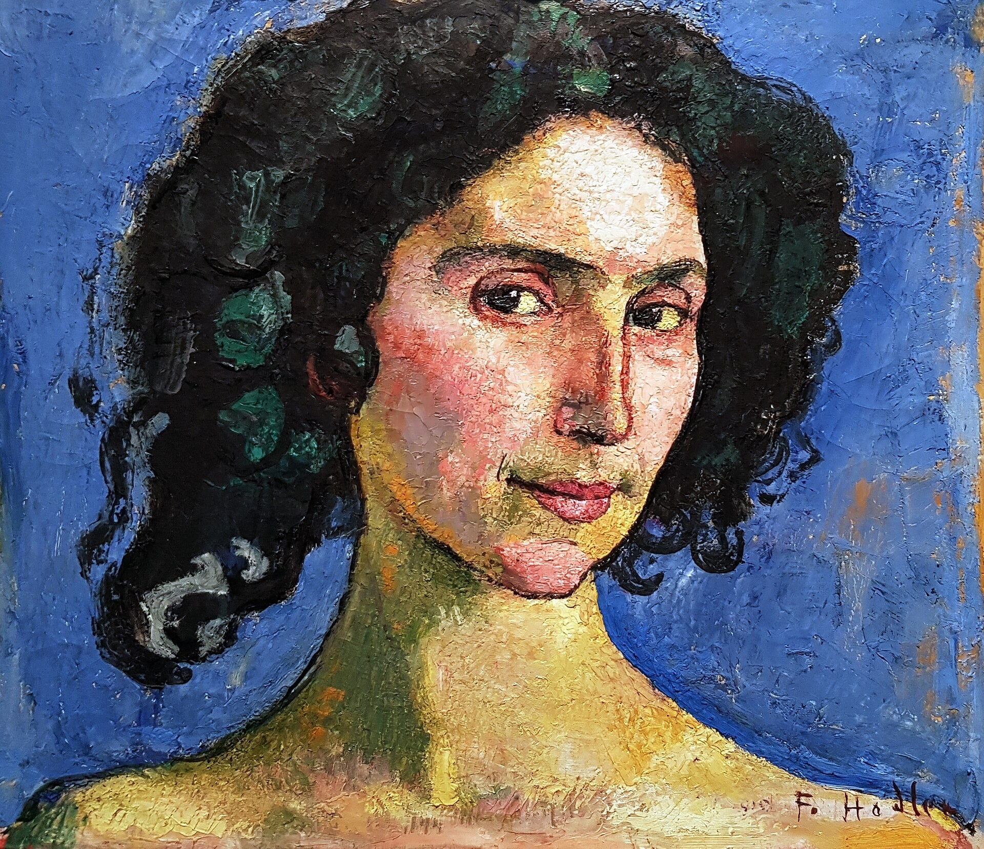 Portrait de la danseuse Giulia Leonardi - Ferdinand Hodler image 1 copie de tableau peinte à la main
