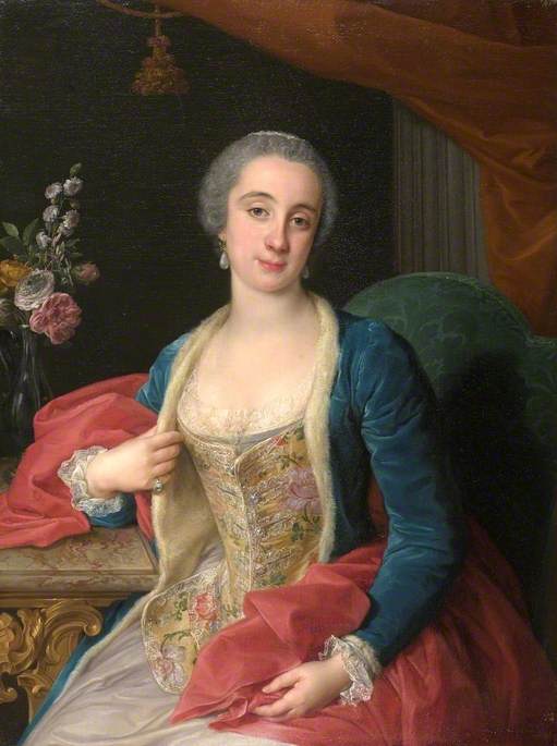 스포르자 체사리니 공작부인 초상화 (1765년 사망) - Pompeo Batoni