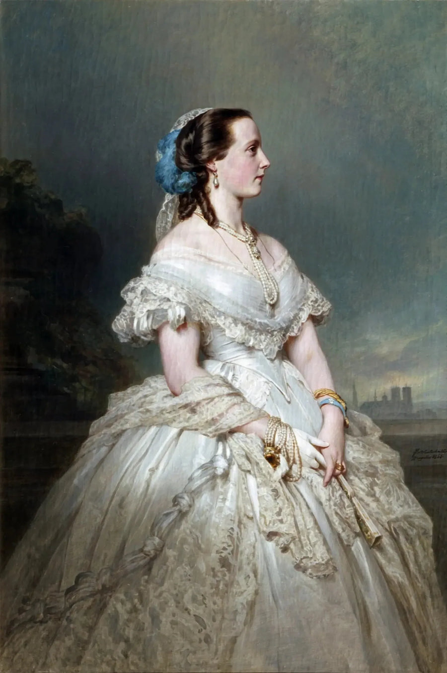 여왕 마리 앙리엣의 초상화 - 프란츠 자버 윈터할터

Source:
Portrait de la reine Marie Henriette - Franz Xaver Winterhalter