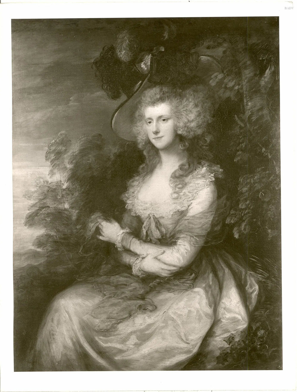 Portrait de Lady Hibbert - Thomas Gainsborough image 1 reproduction de peinture à l’huile