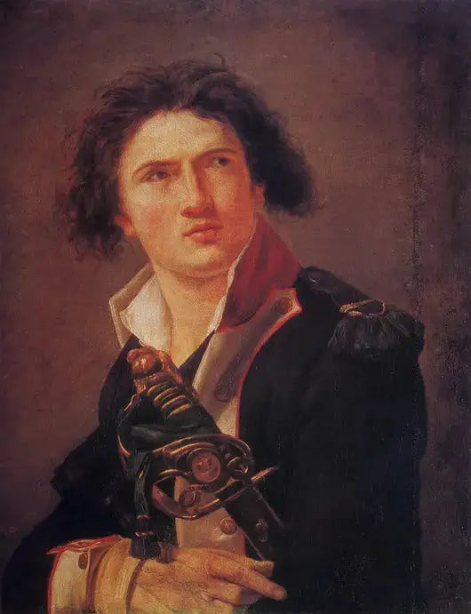 Portrait de Lazare Hoche - Jacques-Louis David image 1 copie de tableau peinte à la main