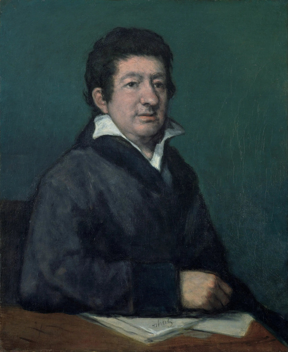 Portrait de Leandro Fernández de Moratín (1824) - Francisco de Goya image 1 reproduction artisanale de tableau
