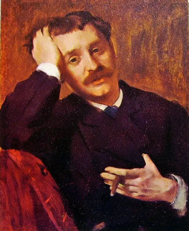 Portrait de Lorenzo Pagans - Edgar Degas image 1 copie peinte à la main à l’huile