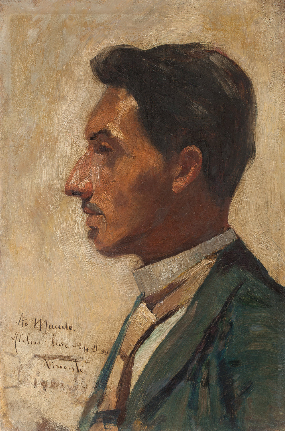 Portrait de Macedo - Eliseu Visconti image 1 reproduction réalisée par Alpha Reproduction