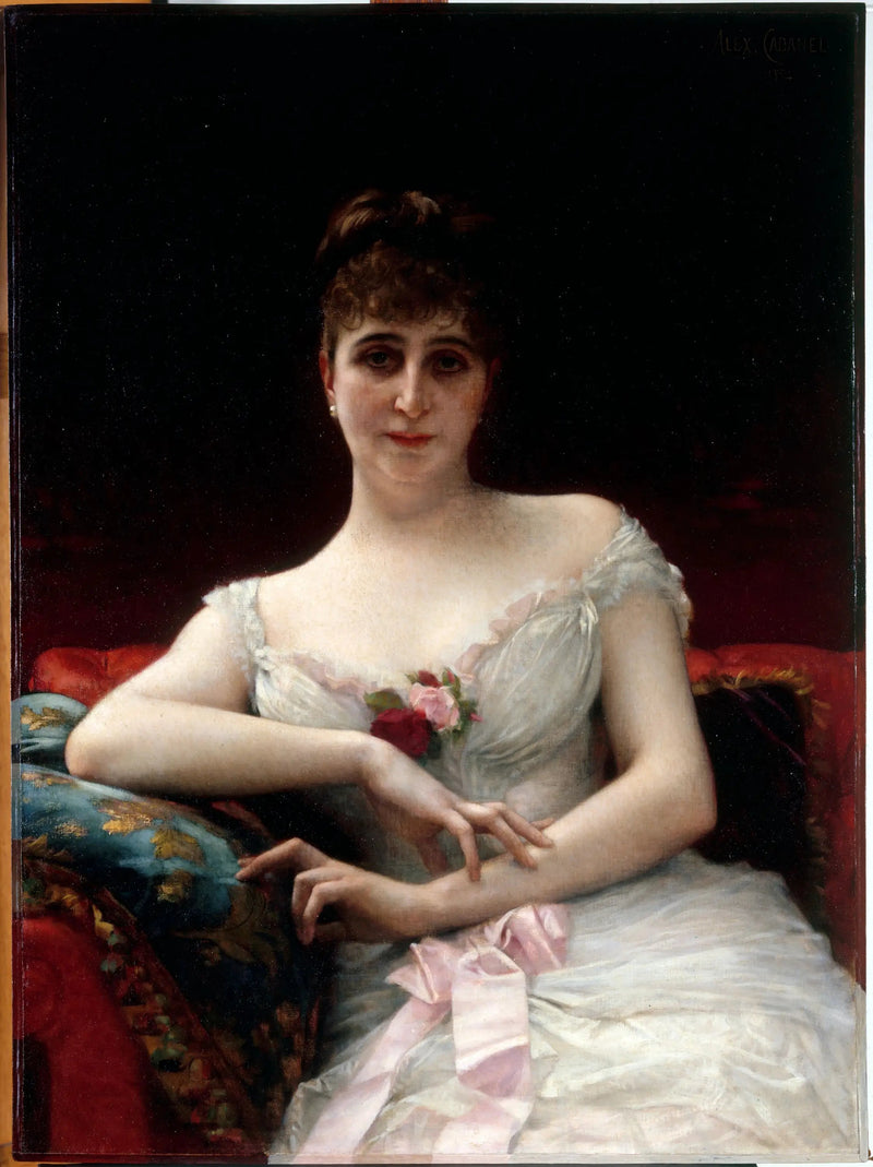 에두아르드 에르베 부인 초상화 - 알렉산드르 카바넬

Source:
Portrait de Madame Edouard Hervé - Alexandre Cabanel