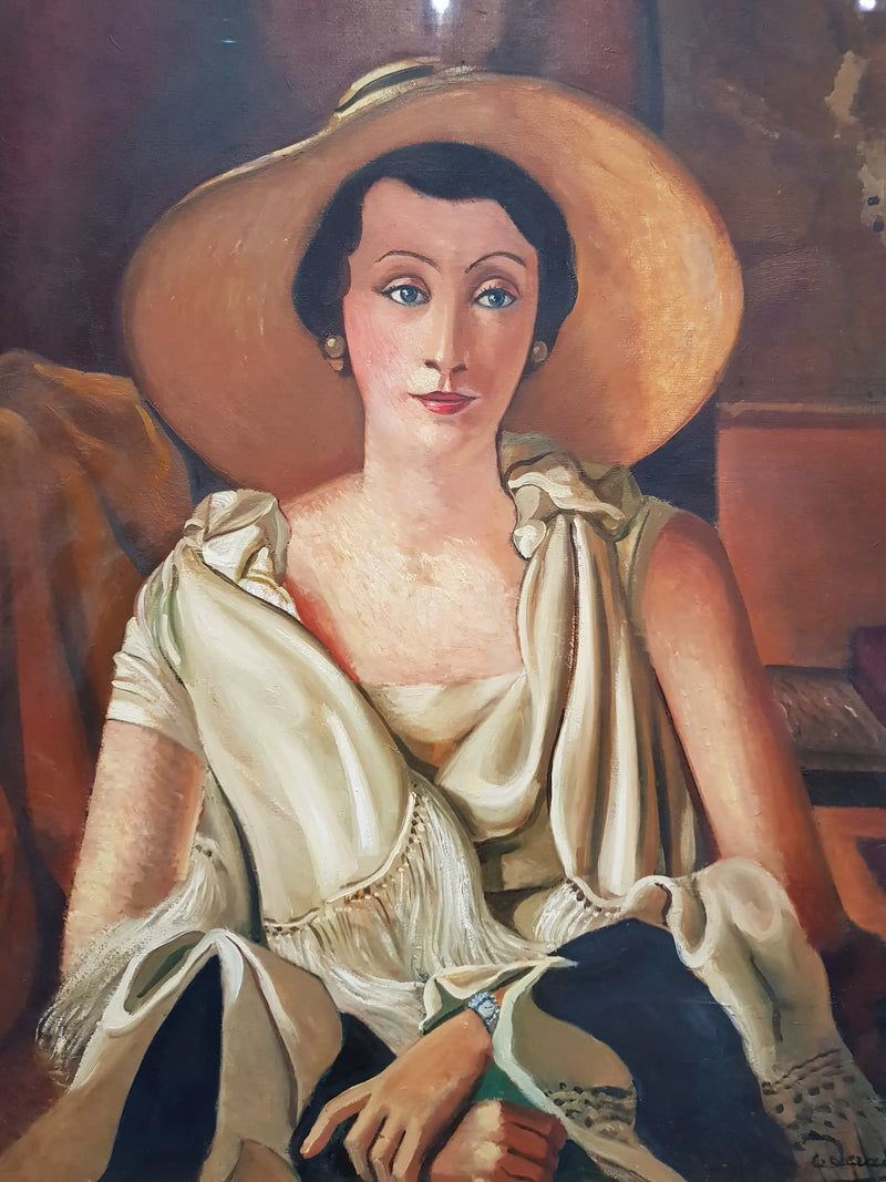 폴 가욤 부인 초상화 - 앙리 데렌

Source:
Portrait de Madame Paul Guillaume au grand chapeau - André Derain