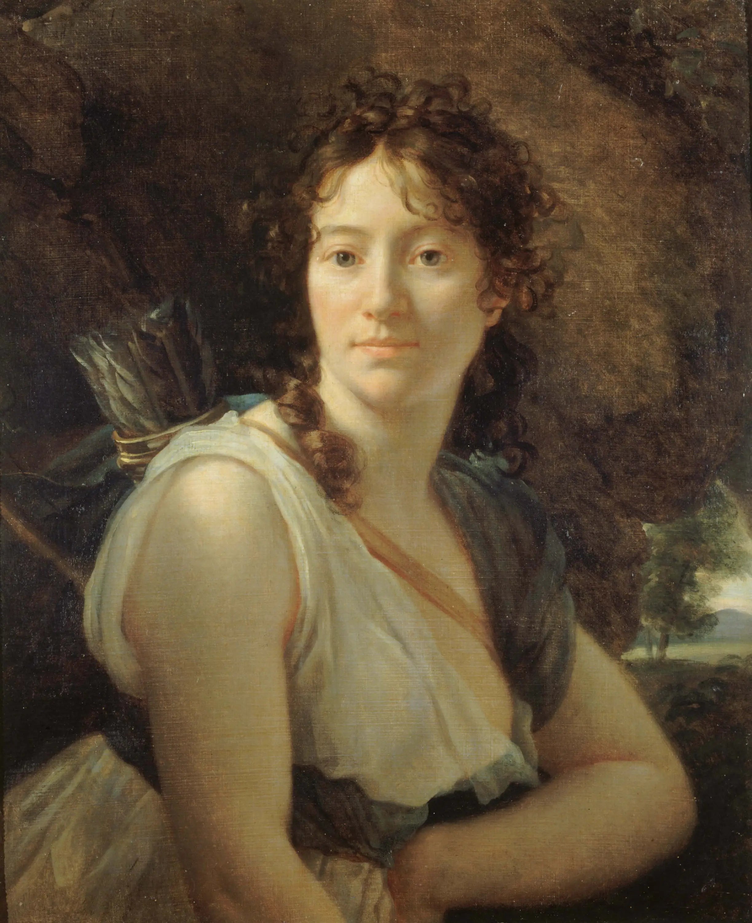 Portrait de Mademoiselle Duchesnois (1777-1835) sociétaire de la Comédie-Française dans le rôle de Didon - François