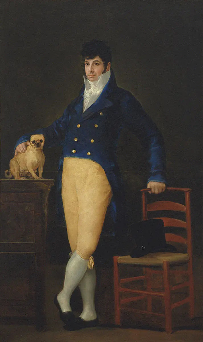 Portrait de Manuel García de la Prada - Francisco de Goya image 1 tableau peint à l’huile sur toile