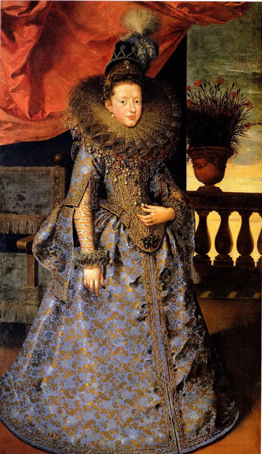 마르게리타 곤차가 초상화 (1591–1632), 망투 왕자비 - 프란스 푸르뷔스 주니어

Source:
Portrait de Margherita Gonzaga (1591–1632), princesse de Mantoue - Frans Pourbus the Younger