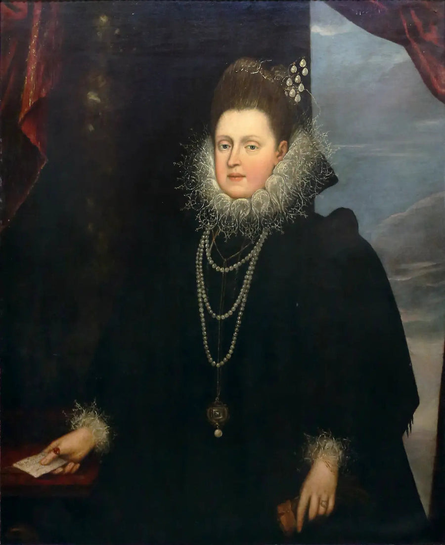 프랑스 푸르뷔스 주니어의 마르게리타 곤차가 다 에스테 초상화

Source:
Portrait de Margherita Gonzaga d'Este - Frans Pourbus the Younger