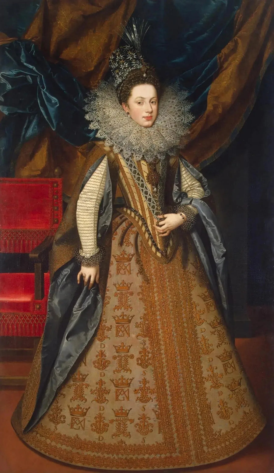 마르그리트 드 사보이 공작부인 초상화 - 프란스 푸르뷔스 더 유닝

Source:
Portrait de Marguerite de Savoie, duchesse de Mantoue - Frans Pourbus the Younger