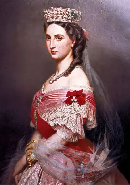 벨기에의 마리 샬롯 여왕, 멕시코의 황후 - 프란츠 자베르 윈터할터

Source:
Portrait de Marie-Charlotte de Belgique, impératrice du Mexique - Franz Xaver Winterhalter