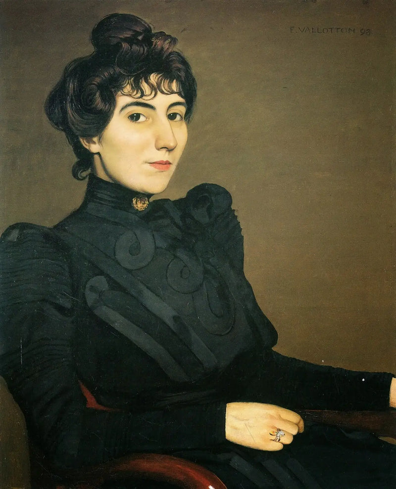 마르트 멜로의 초상화 - 펠릭스 발로통

Source:
Portrait de Marthe Mellot - Félix Vallotton